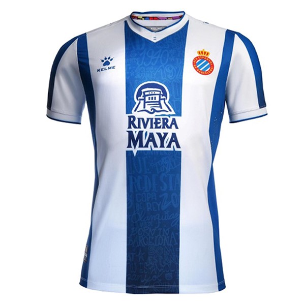 Tailandia Camiseta RCD Español 1ª Kit 2019 2020 Azul